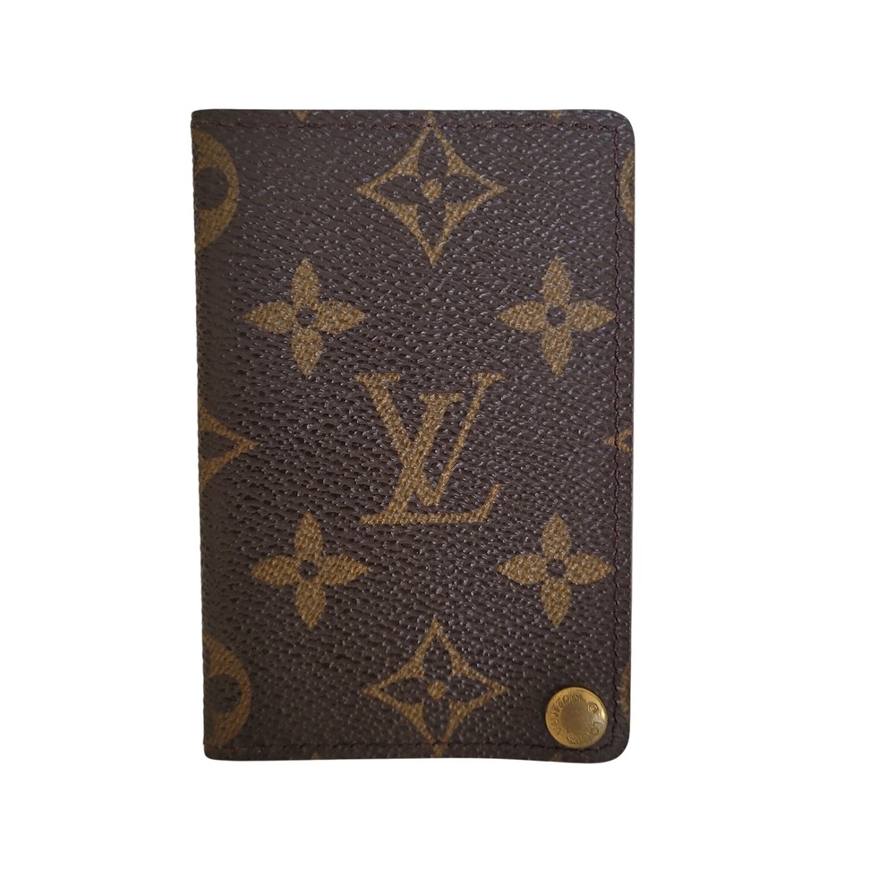 Louis Vuitton Monogram Credit Card Holder Wallet CT0945 Brown Canvas DIY Repair
